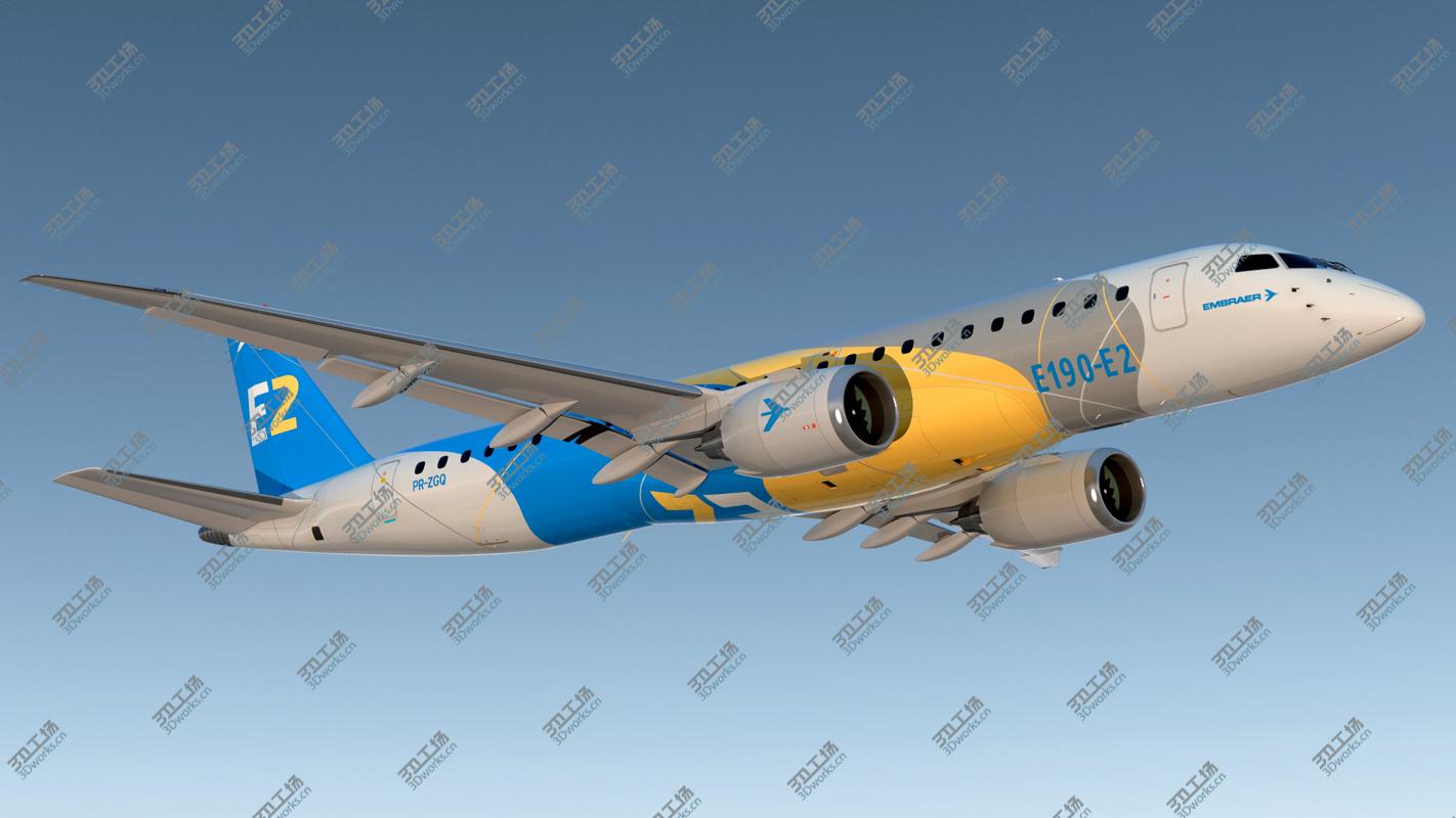 images/goods_img/20210313/Embraer E-Jet E190-E2 3D model/2.jpg